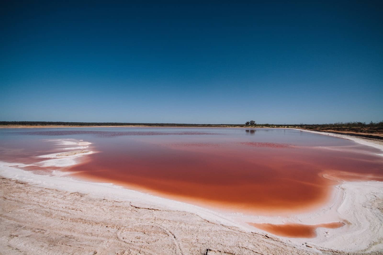 Озера в пустыне Виктория в Австралии