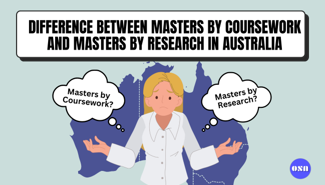 Difference between Masters by Coursework and Masters by Research in Australia