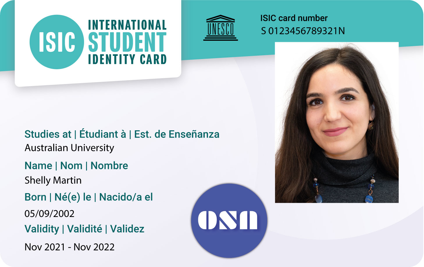 ISIC OSA CARD V2