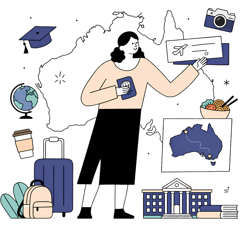 Study in Australia Illustration V1 OSA